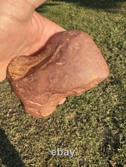Very Rare Rabbit Earred Claystone Axe From North Mississippi