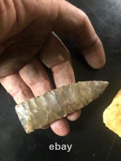 Very thin early archaic spear, ky creek find, brown dover