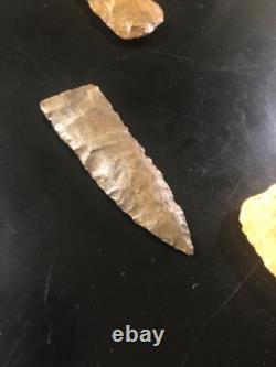 Very thin early archaic spear, ky creek find, brown dover