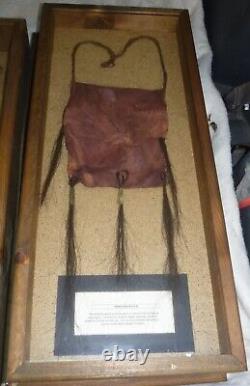 Vintage Antique Early Native Americans Medicine Pouch Encased