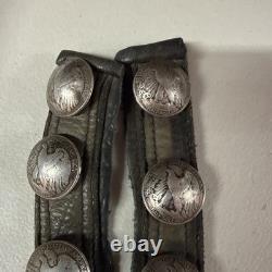 Vintage Early Navajo Sterling Concho US. 50 Pieces 9 Total Coins