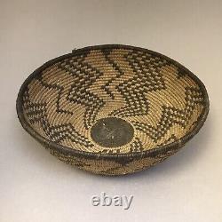 Vintage Native American Apache Basket Early 20th Century