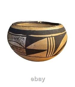 Vintage Native American Hopi Pottery Bowl Old Believed To Be Early 1900's Or Old