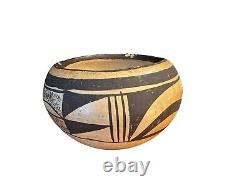 Vintage Native American Hopi Pottery Bowl Old Believed To Be Early 1900's Or Old