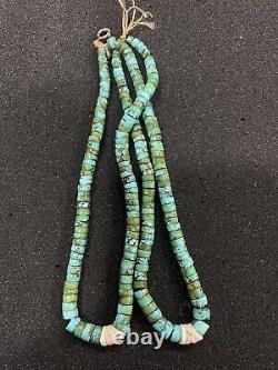 Vintage Turquoise Jacla (choker) Santo Domingo Early 1900's Natural Stones