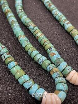 Vintage Turquoise Jacla (choker) Santo Domingo Early 1900's Natural Stones