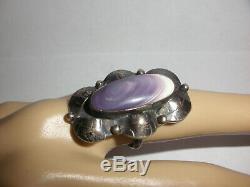 Vintage early Navajo Sterling Silver Fred Harvey era Ring size 7.5 Old Pawn