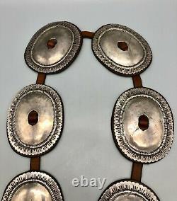 WOWSA! Early 1900s First Phase Style Navajo Concho Belt With History