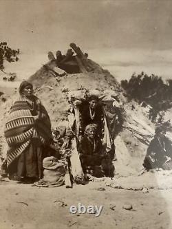 William Pennington Navajo Native American Photograph Print, Early 1900s Framed