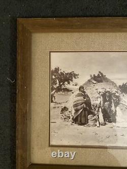 William Pennington Navajo Native American Photograph Print, Early 1900s Framed