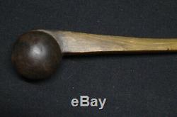 Wooden Ball Club with pendant Woodlands early 20th C