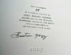YAZZ Navajo Painter by Wagner and Brody Signed Limited 1st Edition with Print