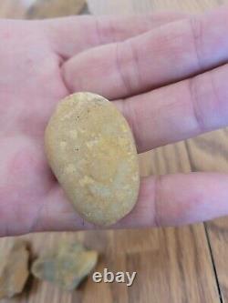 Yellow Coyote + Native American Indian Stone Effigy Rock Art, Artifacts, Tools