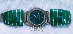 Zuni chanel inlay watch tips with watch