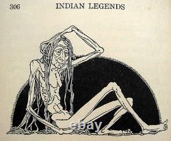 1925 Mythes indiens, légendes et folklore américain précoce : animaux totems, esprits, magie