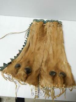 19e Siècle N. Plains Blackfeet (pikuni) Sac Elk Indian / Pochette Early Piece