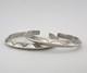 2 Bracelets De Poignet En Argent Sterling Navajo Estampés Carénés De L'ère Fred Harvey