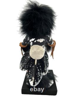 2 Poupées Amérindiennes Kachada Kachina Le Matin Tôt Le Corbeau Signé