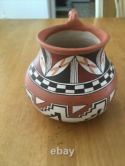 Amérindienne Laguna Pueblo Pottery Pitcher Signé Max Early