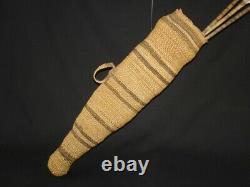 An Early And Rare Modoc Arrow Quiver Basket, Native American Indian, Vers 1890