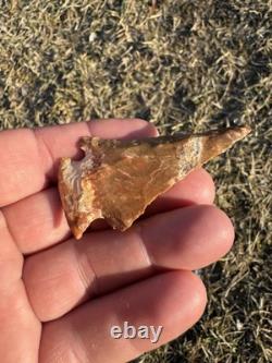 Ancien Authentique Très Coloré Lac Perdu Arrowhead Du Mississippi Nord