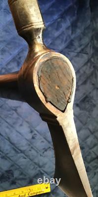 Ancien TÊTE DE PIPE TOMAHAWK AMÉRINDIEN AUTHENTIQUE ANTIQUE Précoce Manche Non Perforé