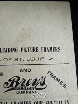 Antique 1906 Jeune Fille Indienne Amérindienne, Hayes Litho Co