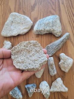 Art rupestre en pierre effigie de l'ours en granit des Amérindiens, artefacts, outils