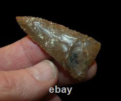 Artefact collectable de flèche indienne triangulaire précoce du sud du Texas