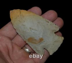 Artefact de flèche indienne de Flint Ridge, comté de Pickaway, Ohio, relique Hardin, coa Rogers