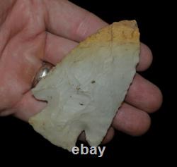 Artefact de flèche indienne de Flint Ridge, comté de Pickaway, Ohio, relique Hardin, coa Rogers