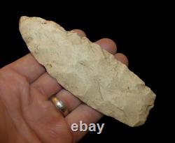 Artefact de flèche indienne de couteau paléo / archaïque précoce, comté de Butler, Missouri