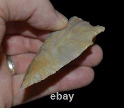 Artifact de flèche indienne Jackie Stemmed Crittenden Co Ark Objet de collection relicte