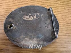 Artiste amérindien Wylie White Cloud : boucle de ceinture de début de carrière