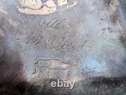 Artiste amérindien Wylie White Cloud : boucle de ceinture de début de carrière