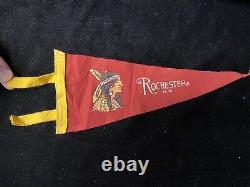 Au Début Des Années 1900, Rochester Red Native American New York Vintage Sports Pennant