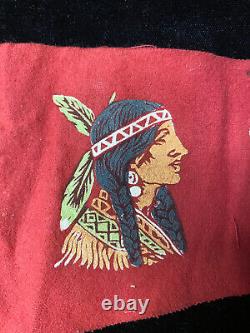 Au Début Des Années 1900, Rochester Red Native American New York Vintage Sports Pennant