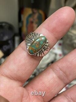 Bague Turquoise Américaine Native Taille 8