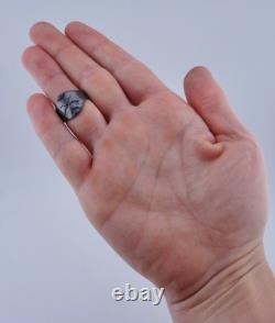 Bague en argent sterling Navajo de la période précoce de Fred Harvey, taille 9.5