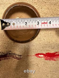 Bol en céramique polychrome Hopi Tewa Pueblo antique et lourd