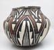 Bol En Poterie Acoma Polychrome Précoce Fait Main Pueblo Américain Natif