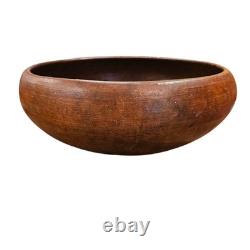 Bol en poterie antique de San Juan Pueblo, fin du 19e/début du 20e siècle, Amérindien 11