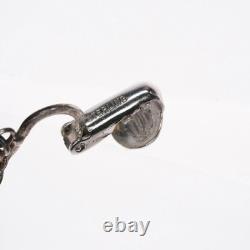 Boucles d'oreilles en argent sterling corail et turquoise de Lee et Mary Weebothee Zuni. Boucles d'oreilles en argent sterling corail et turquoise de Lee et Mary Weebothee Zuni.