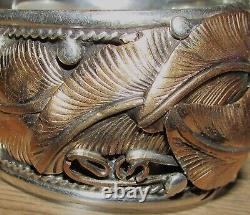 Bracelet de poignet en argent sterling et or rempli de Vintage Navajo Allen Chee avec aigle volant, État très bon