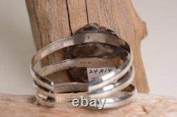 Bracelet en argent sterling navajo, début du XXIe siècle