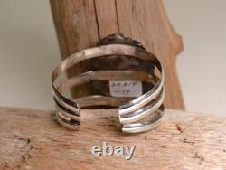 Bracelet en argent sterling navajo, début du XXIe siècle