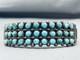 Bracelet En Argent Sterling Turquoise Zuni Vintage Des Années 1900