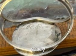 Bracelet en argent sterling vintage avec incrustation de cardinal de Richard Begay - 2191.25