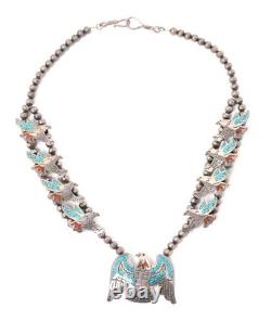 Collier d'aigle amérindien ancien, J. Nezzi