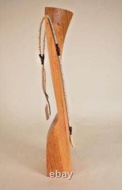 Collier des Plaines Précoce avec perles en coquillage et en verre, pendentif en coquillage